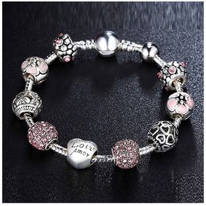 Love beads charms bracelet